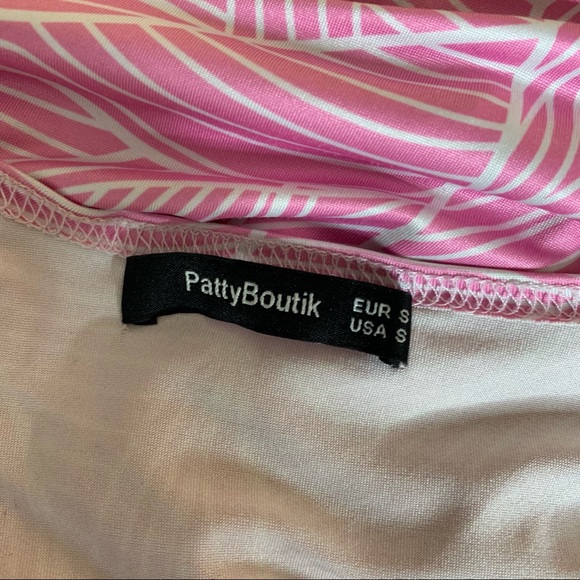 PattyBoutik Faux Wrap V-Neck L/S Dress - Picture 8 of 8